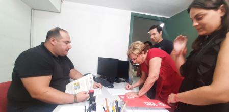 Ana Barceló presenta su precandidatura para presentarse las primarias a la Alcaldía de Alicante.