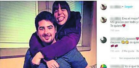 Ismael Molina, l'executor material del crim, al costat d'Alba Andreu, l'acusada per inducció a l'assassinat del pare d'ell.