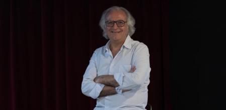 Jordi Bosch que protagoniza el musical “Golfus de Roma” en el teatro Condal.