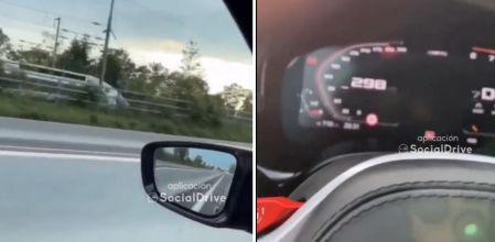 Un conductor se “pica” con un tren de alta velocidad y circula a 300 km/h&nbsp;