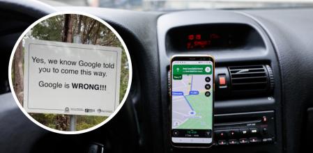 Los vecinos han tirado de ingenio para alertar a los visitantes que la información de su navegador es incorrecta