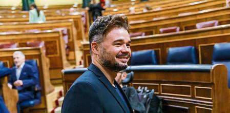 Pleno n el Congreso de los Diputados Pedro Sanchez Gabriel Rufian