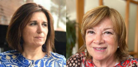 María Jesús del Barco y Asunción Martín. Peresidenta de la APM y portavoz de JJpD