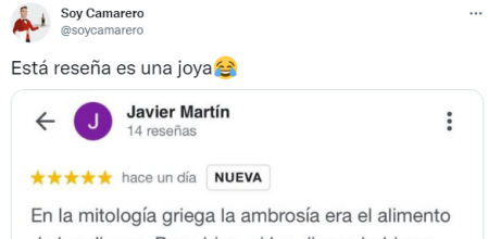 El inicio del comentario viral