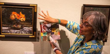 Presentación exposición Paul Kelele en la Fundación Miró.