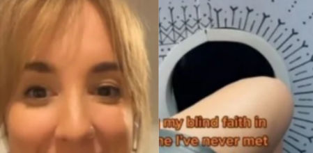 La joven relata su extraña experiencia