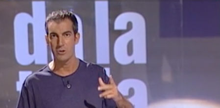 Patxi Alonso en 'Da la talla en la pantalla' en 1999