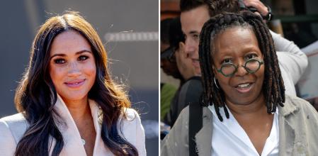 Whoopi Goldberg (dcha.) se ha mostrado muy crítica con las palabras de Meghan Markle.