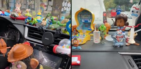 Al coche no le falta detalle.