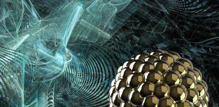 Nanoparticle, computer illustration