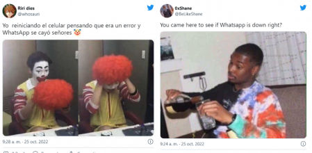 Lluvia de hilarantes memes en redes por la caída de Whatsapp a nivel mundial
