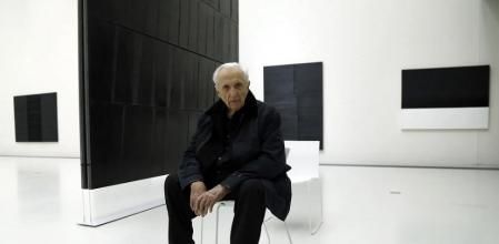 Fotografía del pintor Pierre Soulages