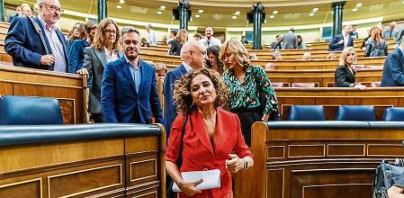 Debate de totalidad del Proyecto de Ley de Presupuestos Generales del Estado para el año 2023. Maria Jesus Montero Ministra de Hacienda