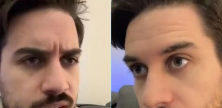 La parodia de Manuel Huedo en su cuenta de Twitter y TikTok