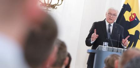 German President Frank-Walter Steinmeier addresses the nation in a speech titled, 