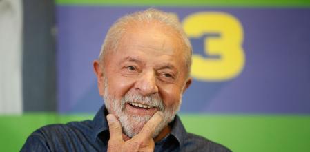 Lula da Silva, el 24 de octubre en una conferencia de prensa en Sao Paulo