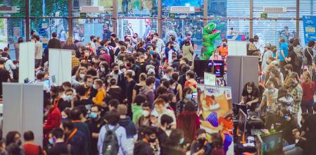 Fotografía de la IndieDevDay 2021 en Cotxeres de Sants