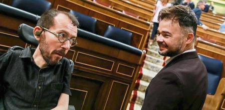 Pleno Congreso de los diputados Pleno Presupuestos Maria Jesus Montero Pablo Echenique Gabriel Rufian