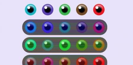 Ilusión óptica: ¿Cuántos ojos de diferentes colores ves en la imagen?