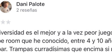 El inicio de la reseña