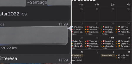 La conversación y el calendario