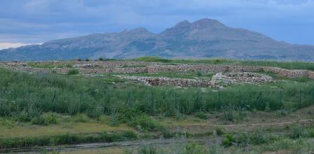 Vista de Çayönü Tepesi, el yacimiento de la investigación