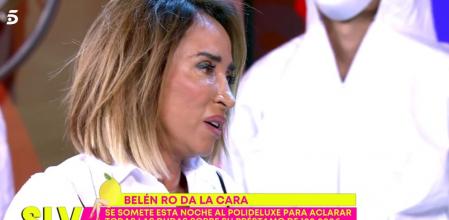 María estaba muy afectada.