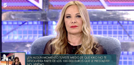 Belén Rodríguez explica los detalles de su préstamo de 100.000 euros a Kiko Hernández