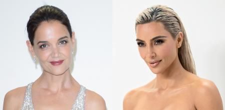 Katie Holmes y Kim Kardashian en la alfombra roja de los CFDA Fashion Awards