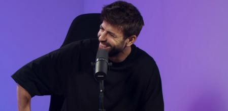 Piqué no dudó en sacar su lado más divertido en la entrevista con Ibai Llanos.