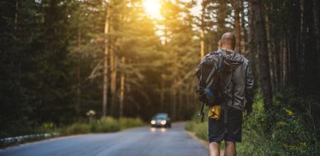Al cruzar una carretera debemos elegir un tramo con suficiente visibilidad