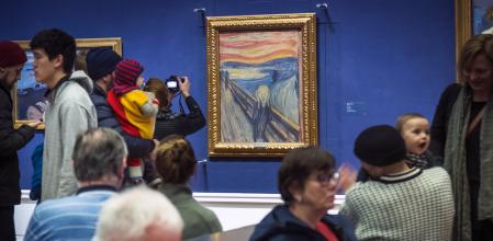 Imágen 'El grito', de Edvard Munch, en el Museo Nacional de Noruega