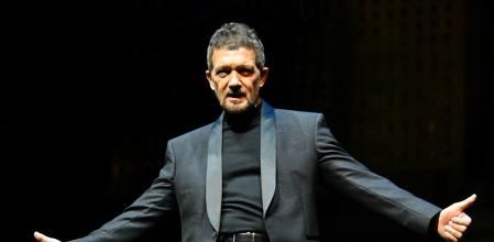 El actor Antonio Banderas durante el espectáculo de promoción Company en Madrid el viernes 11 de noviembre de 2022.