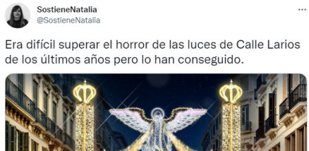 Las luces de la calle Larios