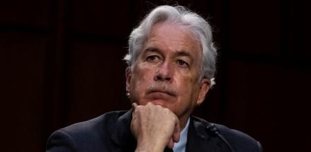 Bill Burns, director de la CIA, fotografiado en una comparecencia ante el Senado de EE.UU., en abril del año pasado