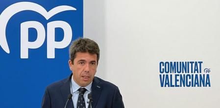 El presidente regional del PP, Carlos Mazón.