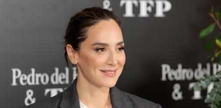 Tamara Falcó en la presentación de Pedro del Hierro by TFP en Madrid este martes.