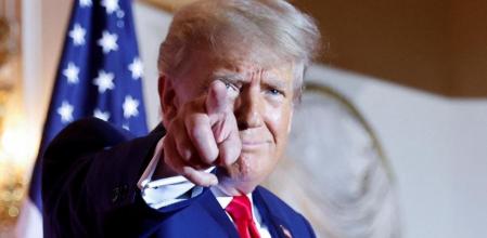 Trump proclama su candidatura al 2024 entre peleas internas de los republicanos