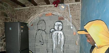 Interior del narcoedificio de la calle Príncep de Viana, número 14. Raval. Barcelona