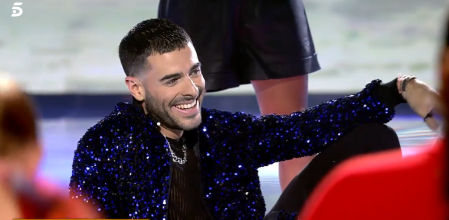 Germán firmó la actuación de la noche con un imperdible 'break dance'