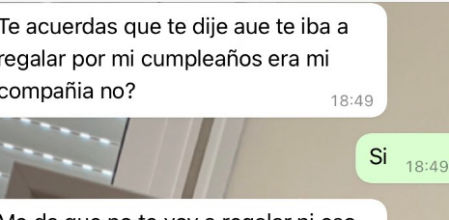 Una usuaria de Twitter ha compartida esta captura en su cuenta