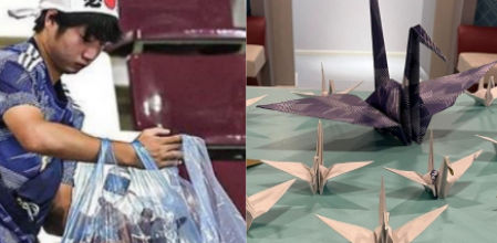 Un aficionado japonés recoge la basura y cómo dejaron el vestuario los jugadores