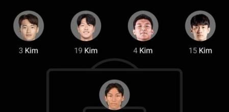 El portero y los cuatro defensas se apellidan igual