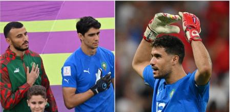 Bono, portero titular de Marruecos, saltó al césped y cantó los himnos, pero finalmente fue Munir el que disputó el partido