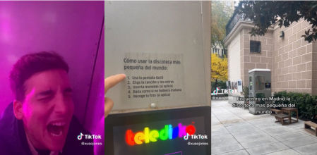 Así es la discoteca más pequeña del mundo que está ubicada en Madrid: “Estoy flipando”