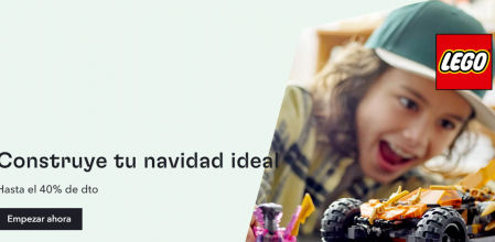 40% de descuento en juguetes Lego.