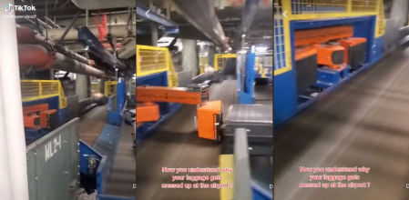 Se hace viral mostrando por qué muchas maletas acaban dañadas en los aeropuertos