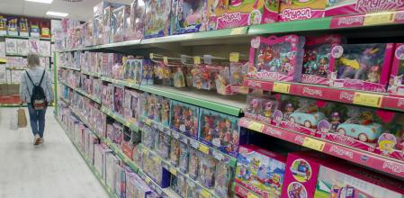 Juguetes en un centro comercial