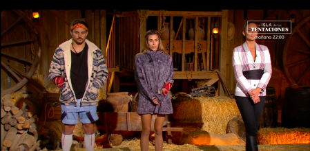 Manu y Bea conociendo la identidad del expulsado en 'Pesadilla en El Paraíso'