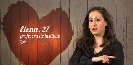 Elena tuvo claro desde el principio que Javi no era para nada su tipo de hombre.